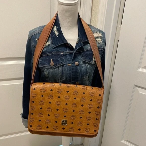MCM Aren Visetos Messenger Bag
